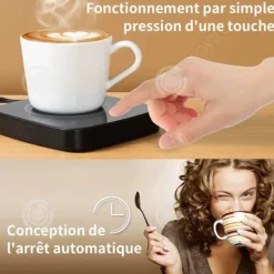 Dryckvärmare-INN Koppvärmare 40-55 grader Celsius intervall uppvärmning elektrisk kaffevärmare elektrisk koppvärme automatisk konservering