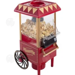 Popcornmaskiner-INN Popcornmaskin 1100 W med snabb värmning 22 x 19 x 39 cm Hemelektronik DIY Lätt att tillverka Lätt att rengöra