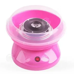 INN Sockervadds maskin 25x25x18cm 450w enkel knappfunktion med halkfri ram Hemma sockervadd maskin Rosa