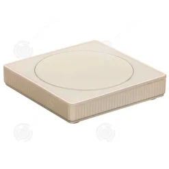 Dryckvärmare-INN Tassevärmare 10,7 x 10,7 x 2 cm Gravitationell uppvärmning Oavsett koppens form Tyst uppvärmning Hållbar Vit