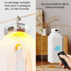 Torkskåp-INN Torktumlare kan stödja 10 kg bärbar och vikbar deodorant och motverka kvalster snabb torkning vid 68 grader celsius