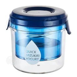 Yogurtmaskiner-INN Yoghurtsil med lock Bärbar återanvändbar grekisk yoghurtsil Vassleavskiljare för grekisk yoghurtjuicete