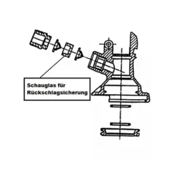 Flaskstopp & Flaskförslutare-Inspektionsglas för förslutning av fat (Micro Matic)