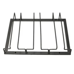 Vinglashängen-Iron Art upp och ner vinglashållare europeisk stil hängande vinglasställ under skåp svart