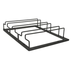 Vinglashängen-Iron Art upp och ner vinglashållare europeisk stil hängande vinglasställ under skåp svart