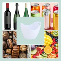 Isbehållare, 25,5x35x25,5 cm, Vit