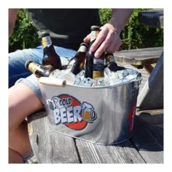 Ishink & Kylare-Ishink för öl med integrerad flasköppnare