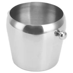 Ishink & Kylare-Ishink i rostfritt stål Champagne Ishink Vinkylningshink Dryckesbalja med smidigt handtag för hemmabarer Fester Silver Naken Stor 2L