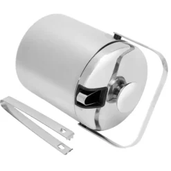 Ishink i rostfritt stål med lock och sil - 1300ml