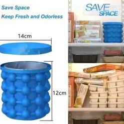 Iskubsform,Iskubsbrickor,Iskubmaskin i silikon,Iskubshink med runda iskuber,För uppfriskande,Whisky,Cocktail,Fester,Blå