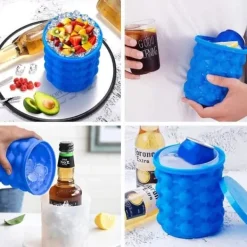 Ishink & Kylare-Iskuburk - Ej specificerad - Silikonisbucket - Bärbar - Livsmedelssäker - BPA-fri