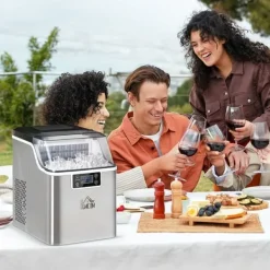 Ismaskin 20 kg/24 h, 2,3 L, 3,2 L tank, auto-rengöring, rostfritt, 25,2×36×37,1 cm