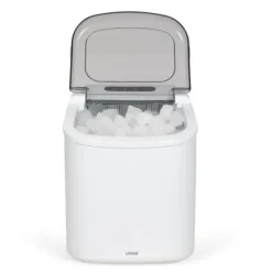 Ismaskin - LIVOO - DOM484 - Upp till 12 kg/dag - 1,2L tank - 600g isbitsform - 9 kuber per cykel - Självrengörande