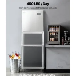 Ismaskin, 56,5x56x55,5 cm, Rostfritt stål