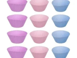 Bakning-Iso Trade Bakplåt + 12 silikonformar