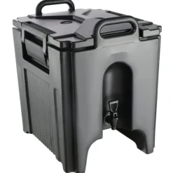 Dryckvärmare-Isolerad dryckesdispenser, 10 gallon, livsmedelsklassad LL9450UP för varma/kalla drycker, termisk med tvåstegs kranhandtag.
