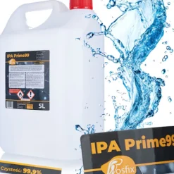 Rengöringsmedel-Isopropanol IPA Prime99 99,9% – Hög renhet | 5L vätska | För rengöring och avfettning av elektronik, optik, verkstad