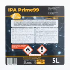 Rengöringsmedel-Isopropanol IPA Prime99 99,9% – Hög renhet | 5L vätska | För rengöring och avfettning av elektronik, optik, verkstad