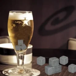Whiskystenar-Issten Iskuber Whiskystenar Paket med 9 st Whiskey Chilling Stone Iskuber Drycker Vin Ölkylare Barware