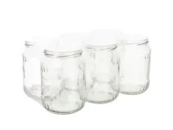 Honungsburkar-Jar Okko TO-720 FACETED, 82 mm, 0.72 l, 6 pcs