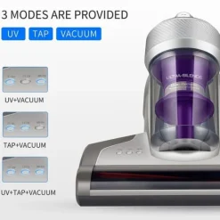 Handdammsugare-JIMMY JV35 Anti-Mite Vakuum - 700W - 60°C Värme/UV - 14Kpa Sug - Cyklonfiltrering - 245mm brett munstycke