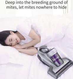 Handdammsugare-JIMMY JV35 Anti-Mite Vakuum - 700W - 60°C Värme/UV - 14Kpa Sug - Cyklonfiltrering - 245mm brett munstycke