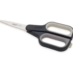 Joseph Joseph CutPlus grå sax med integrerad kniv