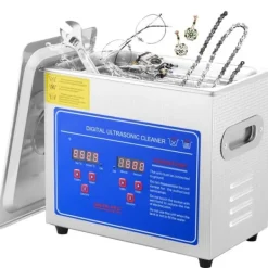 JPS-20A Ultrasoundrengörare 3L, digital display, rostfritt stål, för smycken och ultraljudsrengöring.