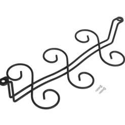 Järnhängande 6-flaskor vinmuggställ glashållare displayhylla arrangör