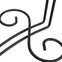 Järnhängande 6-flaskor vinmuggställ glashållare displayhylla arrangör