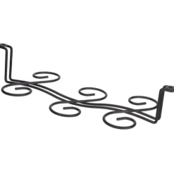 Järnhängande 6-flaskor vinmuggställ glashållare displayhylla arrangör