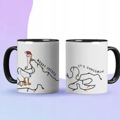 Kaffe- & Teserviser-JULMUGG GÅSPIPA MED GÅSPIPA JULKLAPP