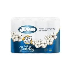 JUMBO ELEPHANT Bomullstoalettpapper 24 rullar 3-lagers