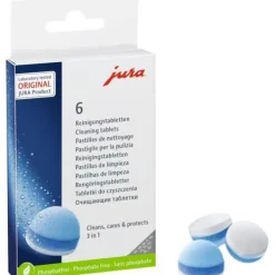 Kaffemaskiner & Espresso-JURA rengöringstabletter - 3 faser - 6 tabletter
