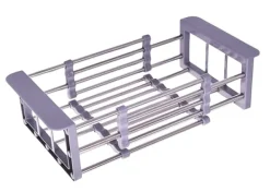 Justerbar diskbänkskorg för grönsaksdiskmaskin grå L