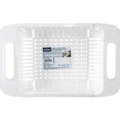 Durkslag & Silar-Justerbar kökssil för diskho, sil, durkslag för diskho, 32-44x20x8cm ORION 731623