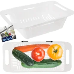 Durkslag & Silar-Justerbar kökssil för diskho, sil, durkslag för diskho, 32-44x20x8cm ORION 731623