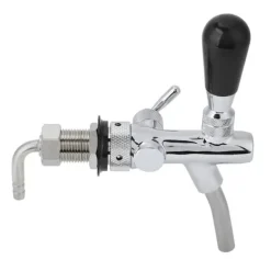 Justerbar ölkran - G5/8in gänga, kromad mässing rostfritt stål, tillbehör till ölfat