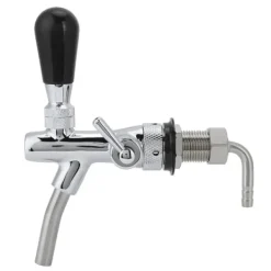 Justerbar ölkran - G5/8in gänga, kromad mässing rostfritt stål, tillbehör till ölfat