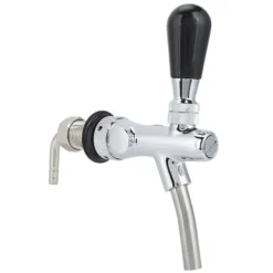 Justerbar ölkran - G5/8in gänga, kromad mässing rostfritt stål, tillbehör till ölfat