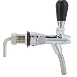 Justerbar ölkran - G5/8in gänga, kromad mässing rostfritt stål, tillbehör till ölfat