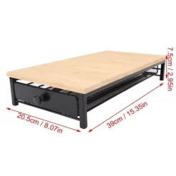 Kaffekapselställ med utdragslåda i svart järn och bambuskiva, kompatibelt med OASISWJ och Nespresso, för 40 kapslar