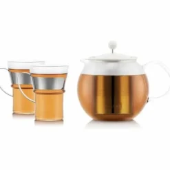 Bodum Kaffe- & Tekannor-Kaffepress Transparent Stål 1 L 0,35 L (8 antal)