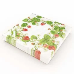 Kaffeservett Jordgubbar 20-pack Gullers