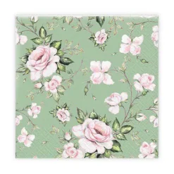 Pappersservetter-Kaffeservett Rosa rosor 20-pack Gullers