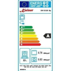 Kaiser Four Set, EH 6326 sp Four électrique, Autonome, 79L+ KCG 6380 Gaskök