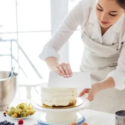 Kakjämnare Kakspade Rostfritt Stål Silver