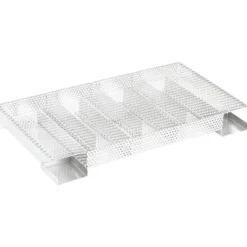 vidaXL Kallgenerator - Rostfritt stål - 8 kammare - 35 cm - Träflis - Silverfärgad