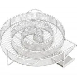 vidaXL Matrökare-Kallrök generator - Rostfritt stål - 19,5 cm - Korrosionsbeständig - Lättanvänd - 7 timmars rök