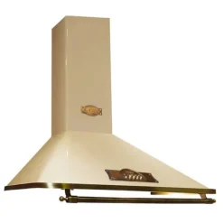 Köksfläktar-Kaminfläkt - Lyx Kaiser - Empire - 90 cm - Elfenben - Handtag i brons